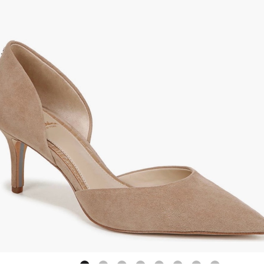 Sam Edelman Suede D’orsay Heels
